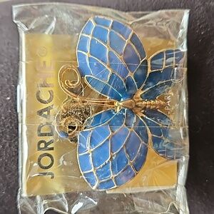 Jordache butterfly pin